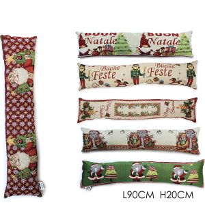 Χριστουγεννιάτικο Μαξιλάρι Μακρύ Gobelin 90x20cm Σε 6 Σχέδια