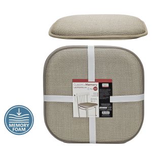 Μαξιλάρι Καρέκλας Memory Foam Τόρτορα 40x40cm Σετ 2Τμχ