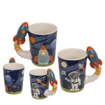 Κούπα 375ml Με Χερούλι Πύραυλο Δολομίτης 13x13.5cm