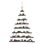 Χριστουγεννιάτικο Κρεμαστό Διακοσμητικό Με Κόκκινες Μπάλες 80cm