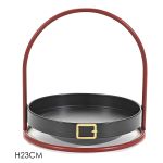 Χριστουγεννιάτικος Δίσκος Κόκκινο 23cm