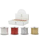 Χριστουγεννιάτικη Κορδέλα Πολύχρωμο 270x6.3cm Σε 4 Σχέδια