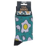 Κάλτσες Τηγανητά Αυγά Τιρκουάζ/Λευκό/Μαύρο 70% Βαμβάκι/25% Polyester/5% Ελαστάνη Μέγεθος 42-46
