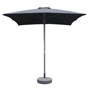 Ομπρέλα Κήπου ArteLibre MELIOR Μαύρο/Ανθρακί Αλουμίνιο/Polyester Φ2.2x2.2m