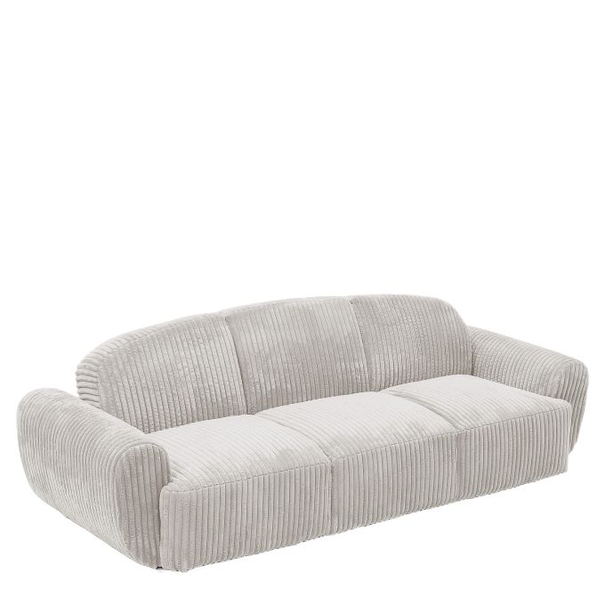 Καναπές Κρεβάτι Τριθέσιος ArteLibre SCULPTA Μπεζ Ύφασμα 234x88x75cm