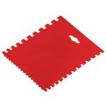 Σπάτουλες Κόλλας Πλαστικές 145x170mm Δόντια 3 Πλευρών