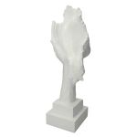 Διακοσμητικό ArteLibre Πρόσωπο Λευκό Polyresin 15.5x13x33cm