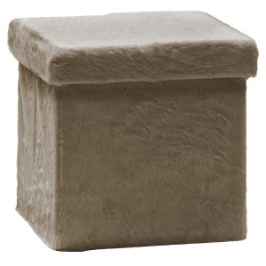Πουφ Αναδιπλούμενο Τόρτορα Velure 38x38cm