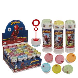 Παιχνίδι Σαπουνόφουσκες Spiderman Με Παζλ Στο Καπάκι 60ml Πλαστικό