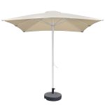 Ομπρέλα Κήπου ArteLibre MELIOR Μπεζ/Λευκό Αλουμίνιο/Polyester Φ2.2x2.2m