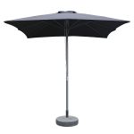 Ομπρέλα Κήπου ArteLibre MELIOR Μαύρο/Ανθρακί Αλουμίνιο/Polyester Φ2.2x2.2m