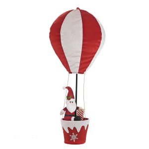 Χριστουγεννιάτικο Αερόστατο Με Άγιο Βασίλη 90cm