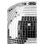Κηροπήγιο Σφαίρα 'Disco' Κεραμικό Ασημί 8.5x10cm