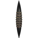 Διακοσμητικό ArteLibre Tribal Μαύρο Polyresin 10x10x55cm