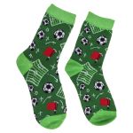 Κάλτσες Ποδόσφαιρο Πράσινο 70% Βαμβάκι/25% Polyester/5% Ελαστάνη Μέγεθος 36-42