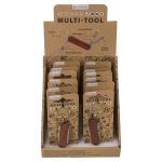 Μπρελόκ Πολυεργαλείο Σουγιάς Μέταλλο/Ξύλο 6x2x1cm
