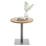 Τραπέζι Κήπου ArteLibre TENERIFE Ανθρακί/Καρυδί Αλουμίνιο/Polywood Φ70x72cm