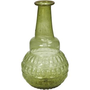 Βάζο ArteLibre Κίτρινο Γυαλί 11x11x20cm