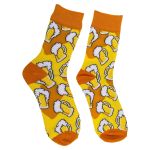 Κάλτσες Μπύρα Πορτοκαλί/Κίτρινο 70% Βαμβάκι/25% Polyester/5% Ελαστάνη Μέγεθος 42-46