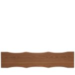 Παγκάκι Τραπεζαρίας ArteLibre AEMON Σκούρο Ακακία/Μαύρο Μέταλλο/MDF 180x40x47cm