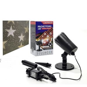 Χριστουγεννιάτικος Προβολέας LED Με Φως Και Κίνηση 18cm