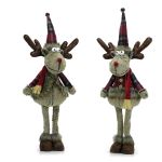 Χριστουγεννιάτικος Τάρανδος Όρθιος 70cm Σε 2 Σχέδια