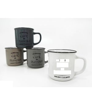 Κούπα 34cl 'Cafe de Tradition' Κεραμικό Σε 4 Χρώματα