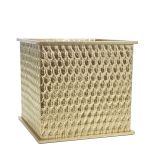 Χριστουγεννιάτικη Γλάστρα Χρυσό 33x33x31cm