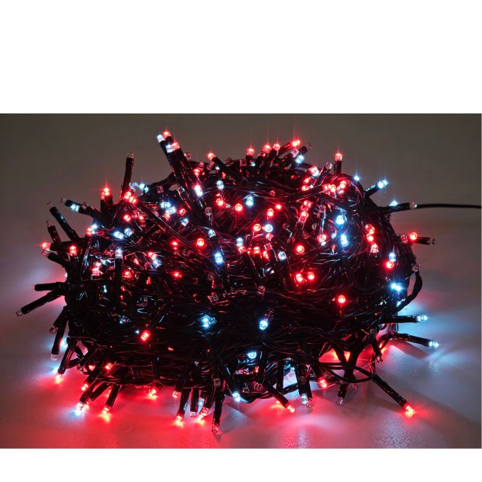 1000 LED Εξωτερικού Χώρου Ψυχρό Λευκό/Κόκκινο Φως Πράσινο Καλώδιο