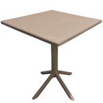 Τραπέζι Κήπου ArteLibre NAIDA Cappuccino PP 60x60x75cm