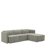 Καναπές Γωνιακός Αναστρέψιμος ArteLibre MAFFEI Γκρι Ύφασμα 268x163x76cm