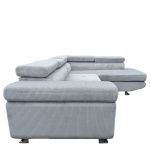 Καναπές Γωνιακός ArteLibre LUZANO Γκρι Ανοιχτό Ύφασμα/MDF 277x203x100cm