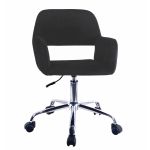 Καρέκλα Γραφείου ArteLibre KLOI Μαύρο Βελούδο 37x42x78-90cm