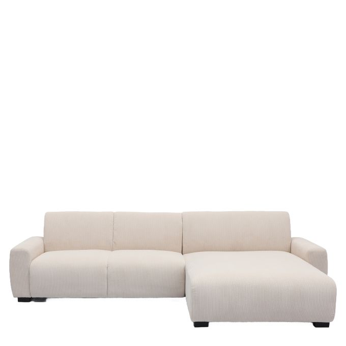Καναπές Γωνιακός Αναστρέψιμος ArteLibre TRIANA Μπεζ Ύφασμα 287x161x71cm