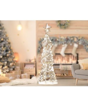 Χριστουγεννιάτικο Δέντρο Με 300 MicroLED Θερμό Λευκό 80cm