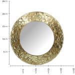 Καθρέπτης ArteLibre Χρυσό Μέταλλο 21x3.5x21cm