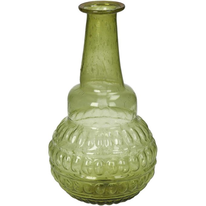 Βάζο ArteLibre Κίτρινο Γυαλί 11x11x20cm