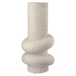 Βάζο 'Ring' Κεραμικό Ανοιχτό Γκρι 31x15cm