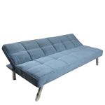 Καναπές Κρεβάτι ArteLibre ELVORE Μπλε Ύφασμα/Ξύλο 190x83x74cm