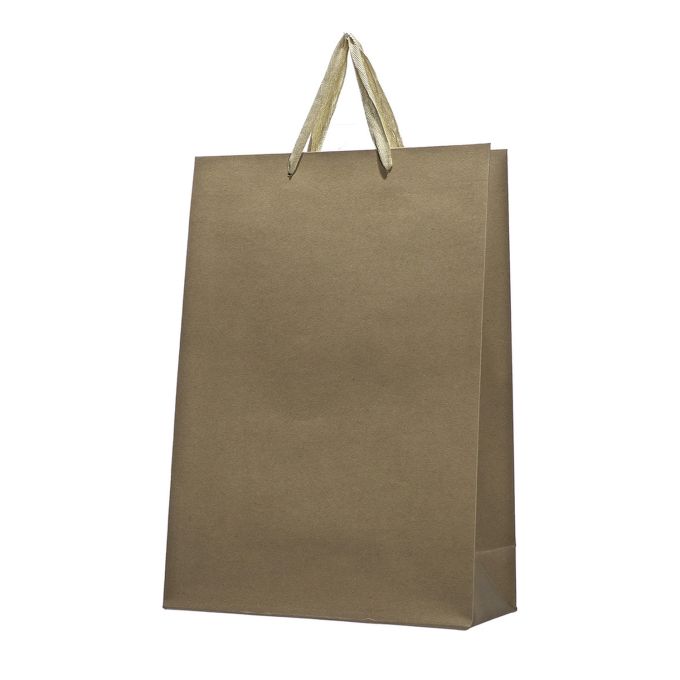 Χριστουγεννιάτικη Μεσαία Χάρτινη Τσάντα Craft 30x12x42cm