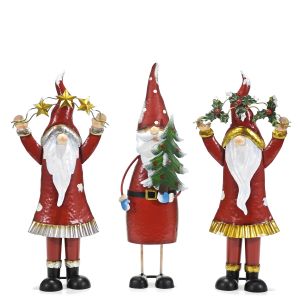 Χριστουγεννιάτικη Διακόσμηση Κήπου Χαρακτήρες 41cm Σε 2 Σχέδια