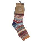 Κάλτσες Πλεχτές Γυναικίες Πολύχρωμο 20% Βαμβάκι/60% Polyester/20% Ακρυλικό Μέγεθος 38-42
