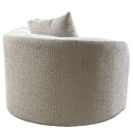 Καναπές MONTARO ArteLibre Γκρι Ανοιχτό Ύφασμα 140x105x65cm/206x124x68cm