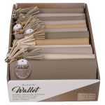 Πορτοφόλι Με Θήκη Με Φερμουάρ Δερματίνη 19x9.5cm Σε 4 Χρώματα