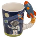 Κούπα 375ml Με Χερούλι Πύραυλο Δολομίτης 13x13.5cm