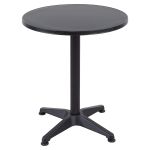 Τραπέζι Κήπου ArteLibre BONAIRE Μαύρο Αλουμίνιο Φ60x70cm