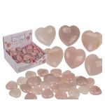 Καρδιά Χαλαζία Ροζ 2.5cm