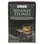 Πέτρες Ψύξης Για Ουίσκι Σε Βελούδινη Θήκη Σετ 6Τμχ