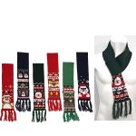 Χριστουγεννιάτικο Κασκόλ Με Χαρακτήρες 1m Σε 6 Σχέδια