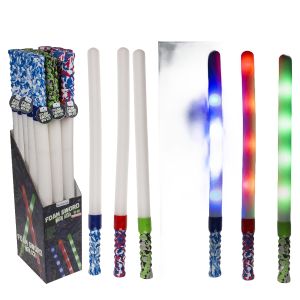 Παιχνίδι Σπαθί Αφρού Με LED 2 Επιλογές Φωτισμού 66.5cm Σε 3 Χρώματα